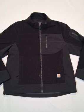 Carhartt Women's Rugged Flex Crawford Bomber Jacket Size XL (16/18) Black Flaws